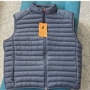 Save The Duck Black Puffer Vest size xxl